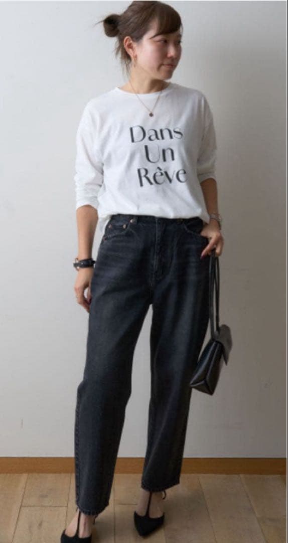 【美品】RED CARD/レッドカード　JAZZ　ルーズテーパードデニム 25