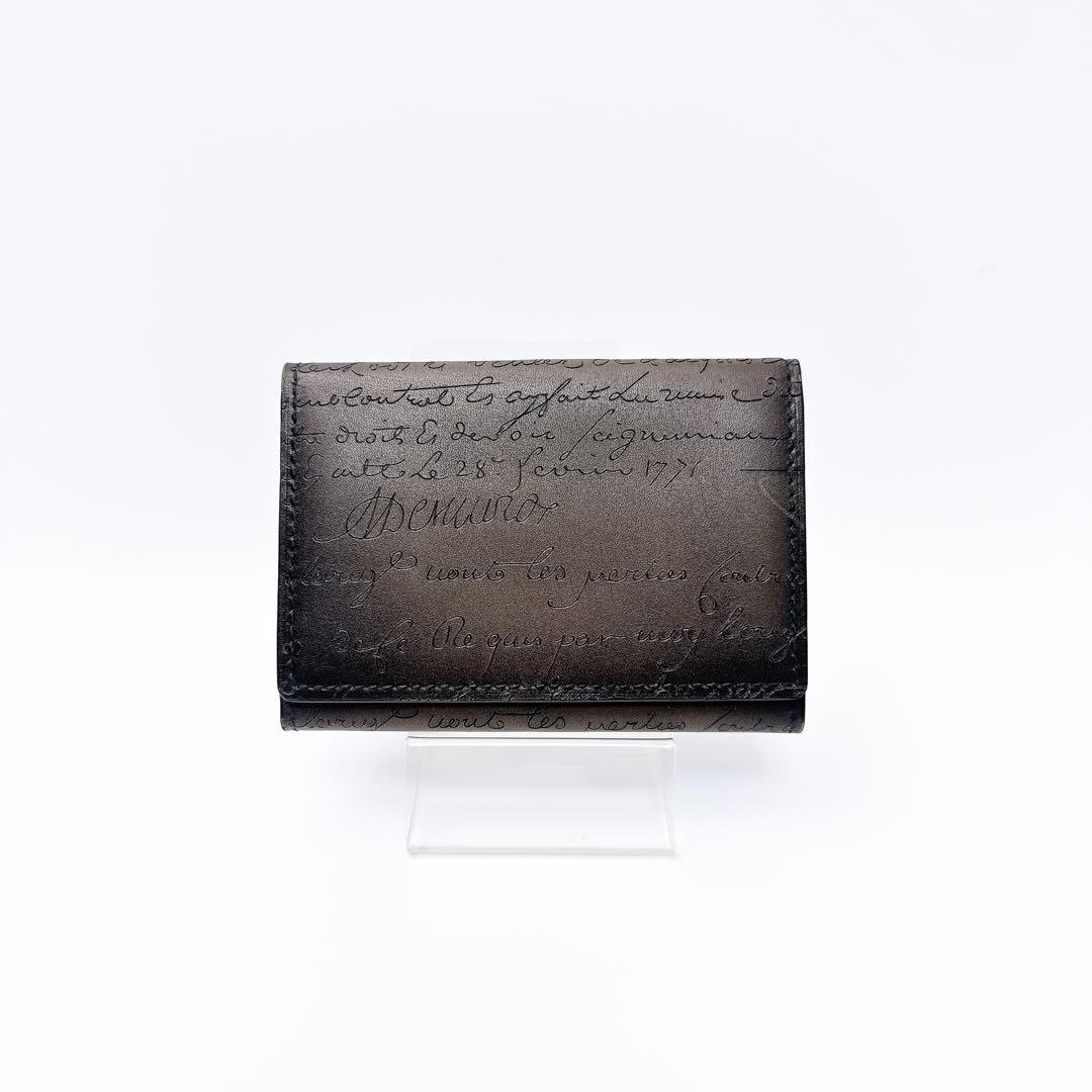 ベルルッティ インブイア スクリットレザー カードケース 名刺入れ メンズ