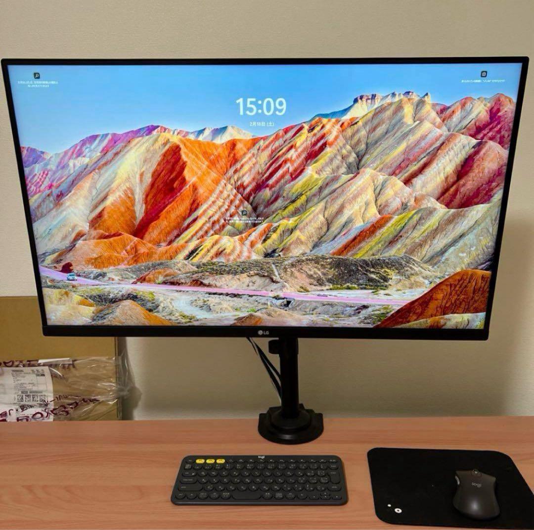 【即発送可能】LG 4Kモニター 32UN500-W 31.5インチ