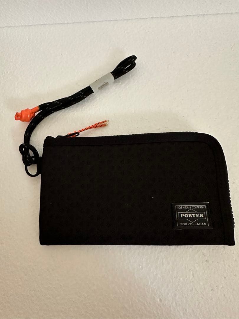 (訳あり) 新品未使用PORTER ヘキサリア　ウォレット ブラック