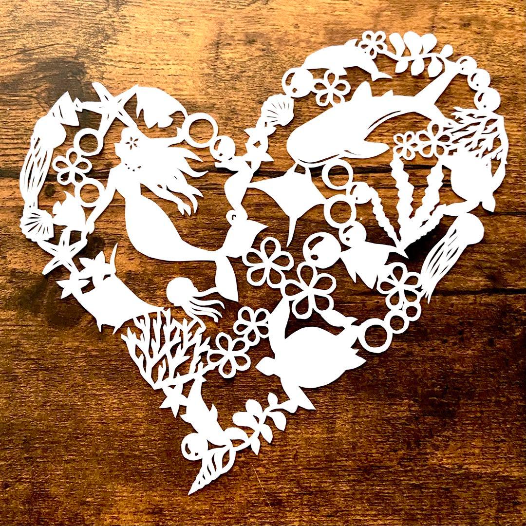 お取引中　切り絵