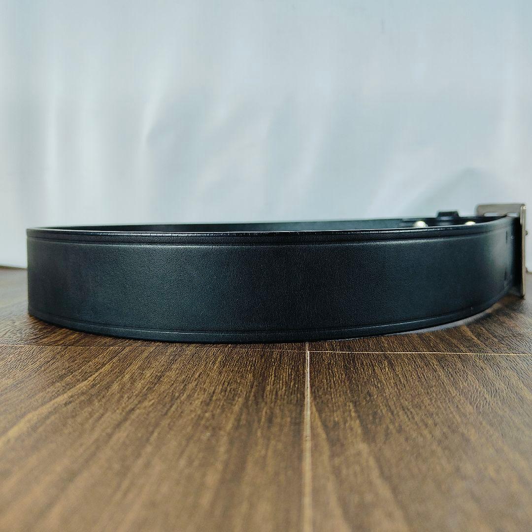 【極艶美品】BUCO ブコ 極厚ブライドルドレスベルト ダブルピンバックルベルト