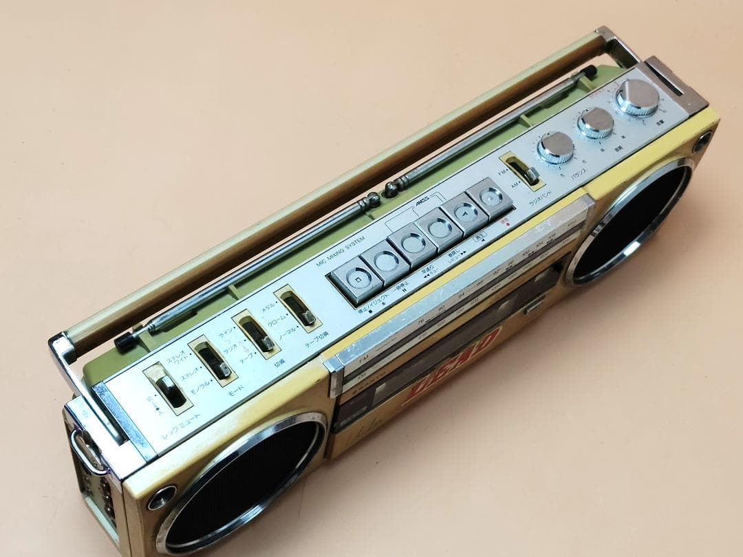 【ジャンク】 SANYO ラジカセ MR-U4SX ラジオのみ動作 昭和 レトロ