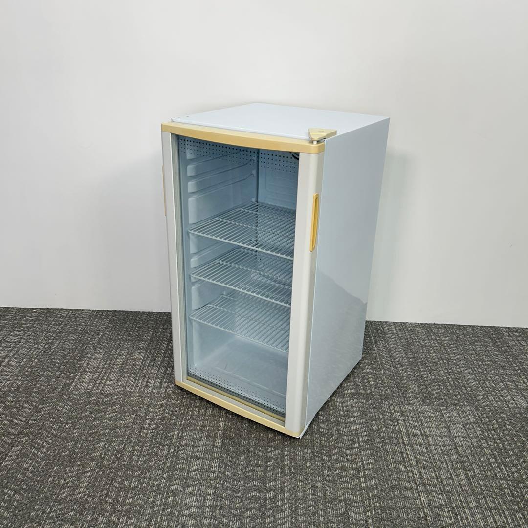 93業務用 冷蔵ショーケース オフィスコンビニ XW-105 左右開き 小型