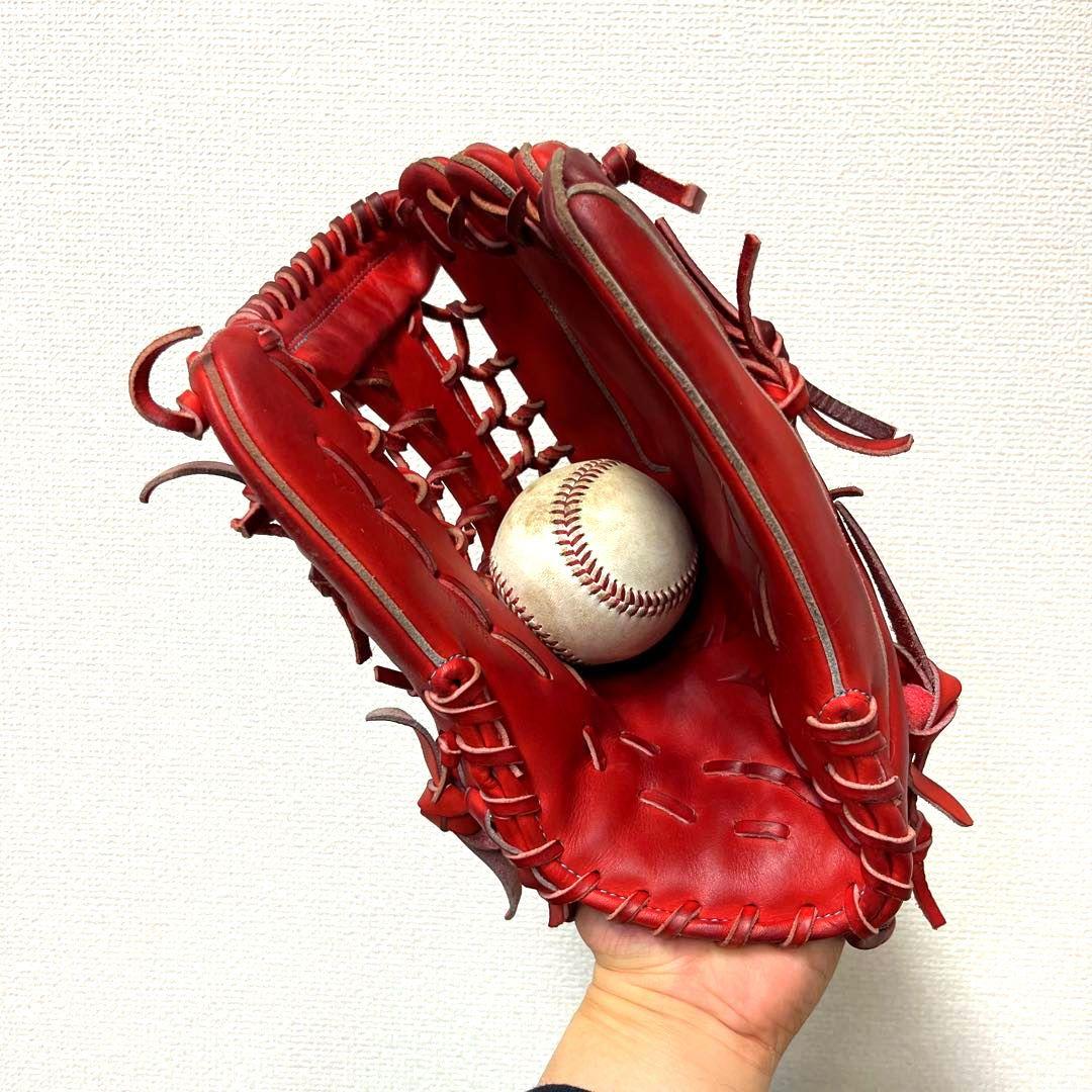 827 ミズノ グローバルエリート 極美品 即戦力 軟式 外野手用グローブ