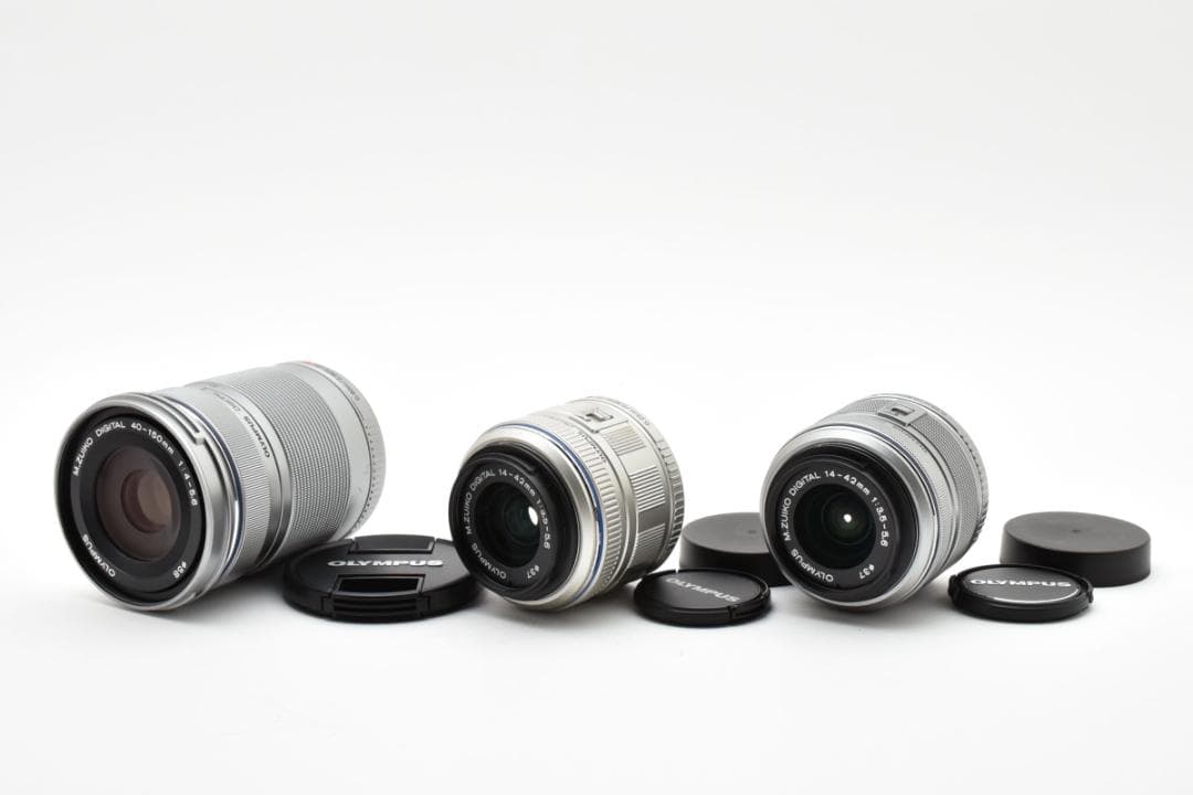 オリンパス M.ZUIKO DIGITAL 3本セット 14-42／40-150