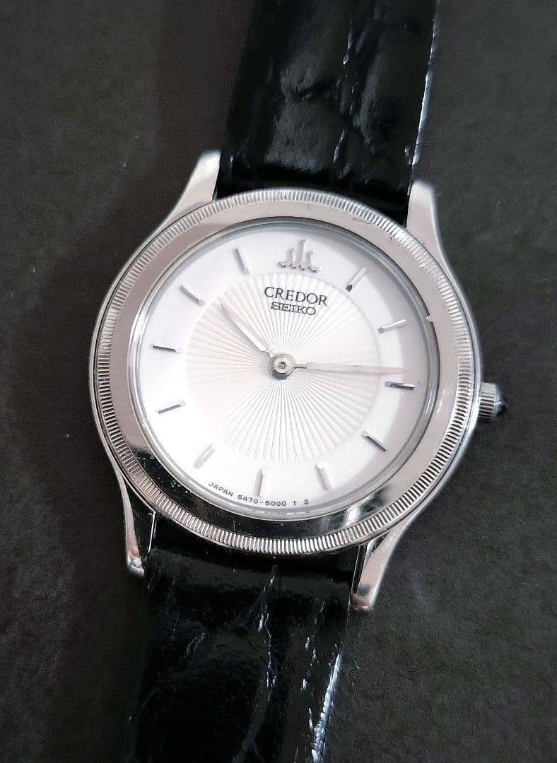 レディース　クレドール 18KT ステンレススチール 5A70-2010