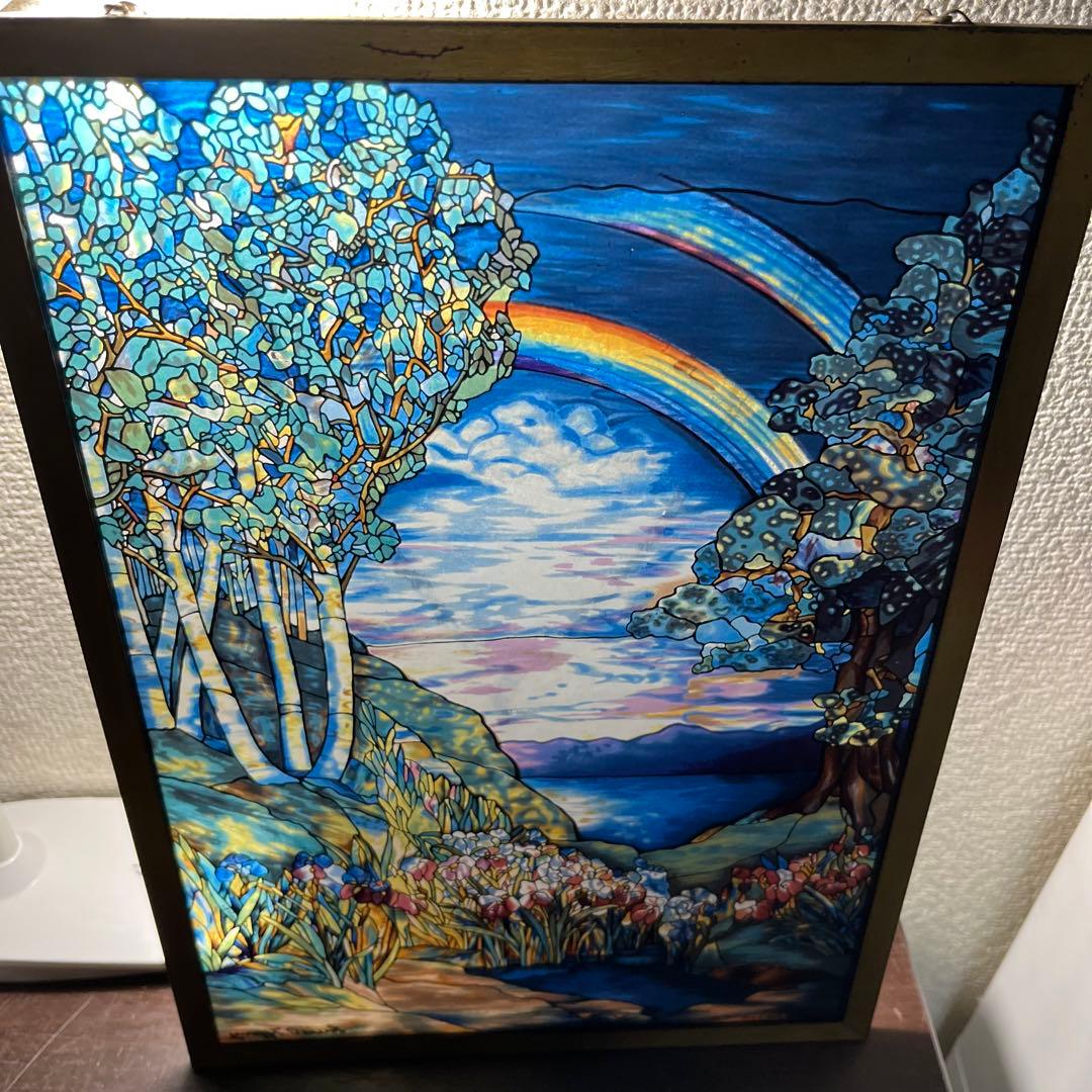 ルイス・C・ティファニー レインボー 虹 ステンドグラス グラスマスターズ