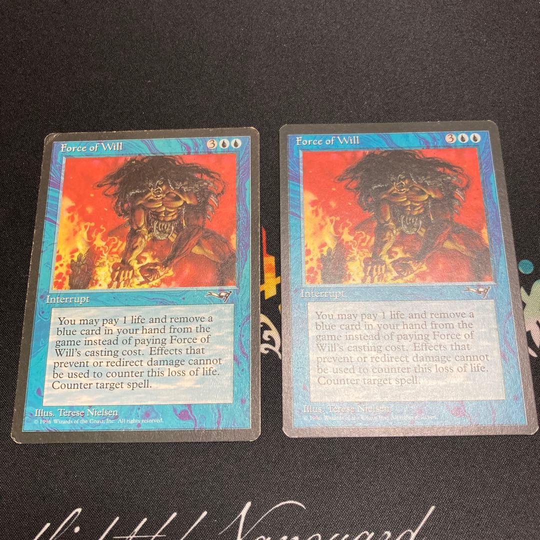 MTG 意志の力 force of will ALL 英語版 2枚