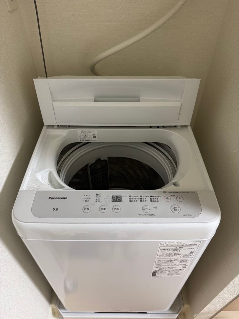 Panasonic 洗濯機5kg NA-F50B15 2021年製 パナソニック