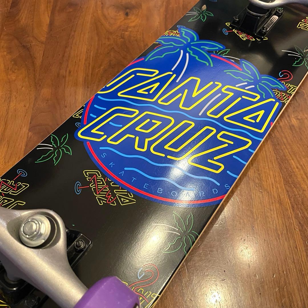 サンタクルーズ　スケボー　スケートボード　コンプリート　美品　OJウィール