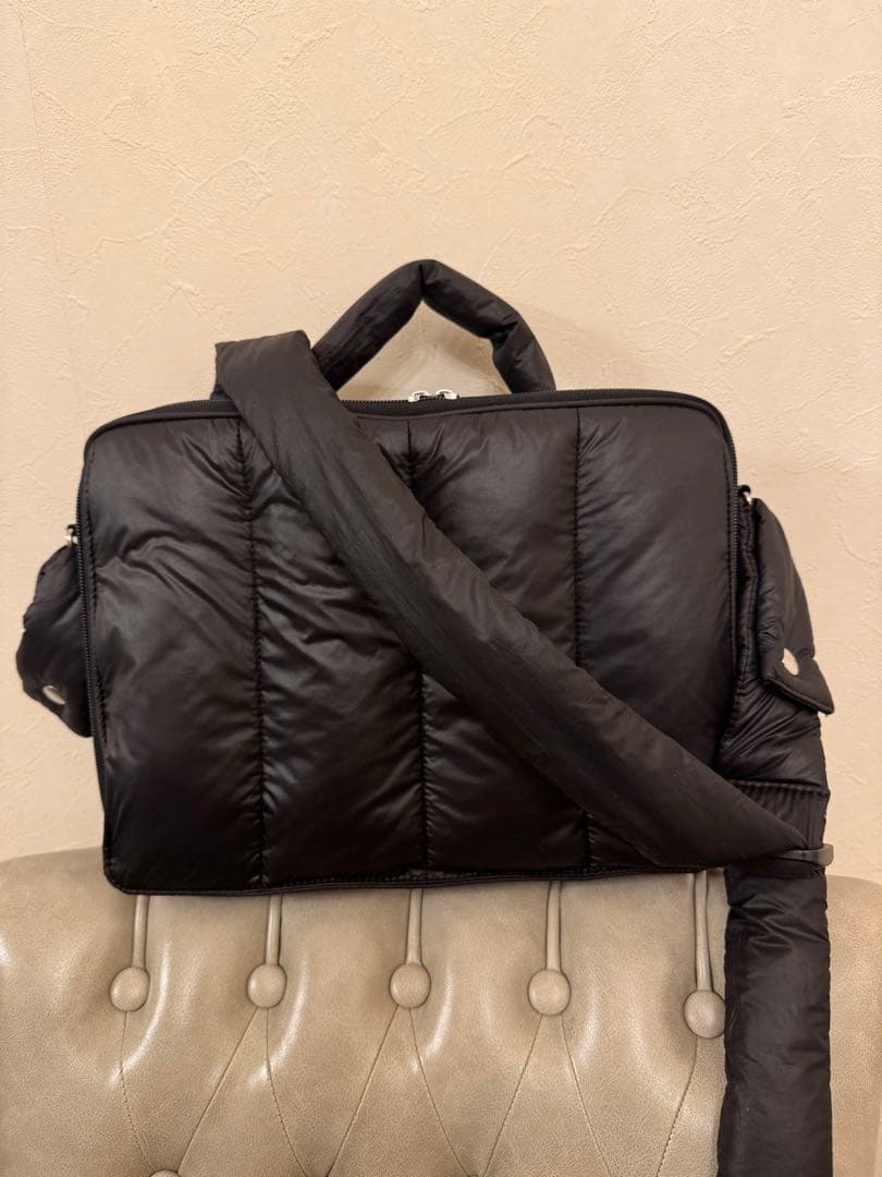 Calin ブラック マザーズバッグ