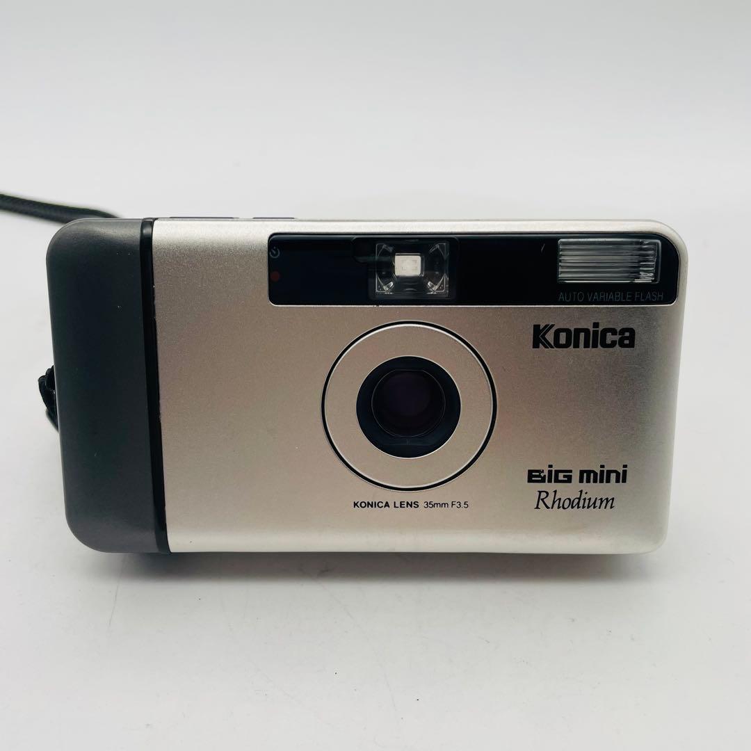 【希少動作確認済み】Konica BIG mini Rhodium フィルムカメ