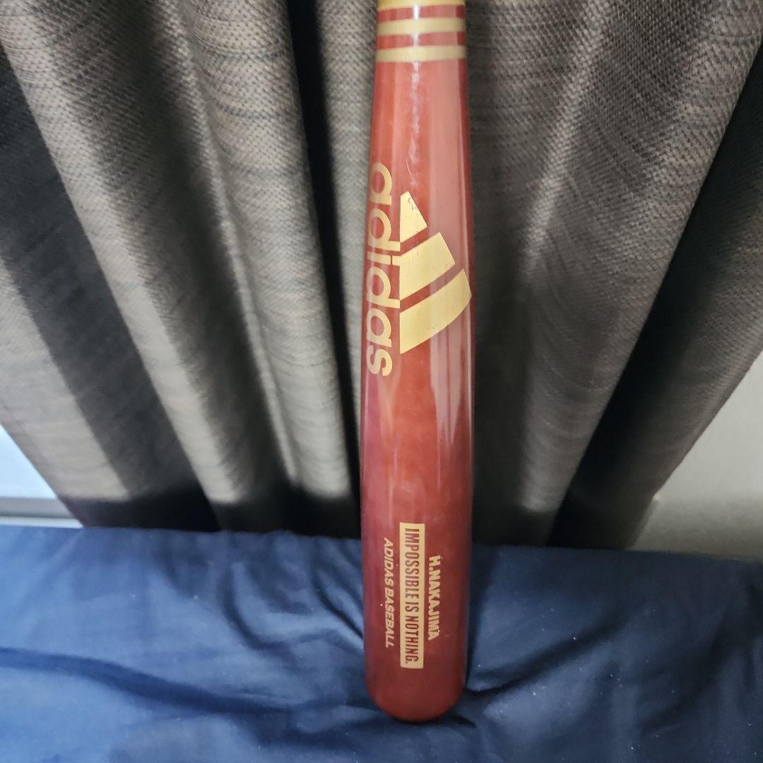 adidas 硬式木製バット 赤/白