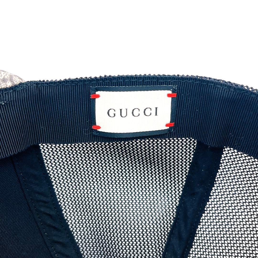 グッチ 426887 GGスプリーム タイガー キャップ　メッシュ　ユニセックス