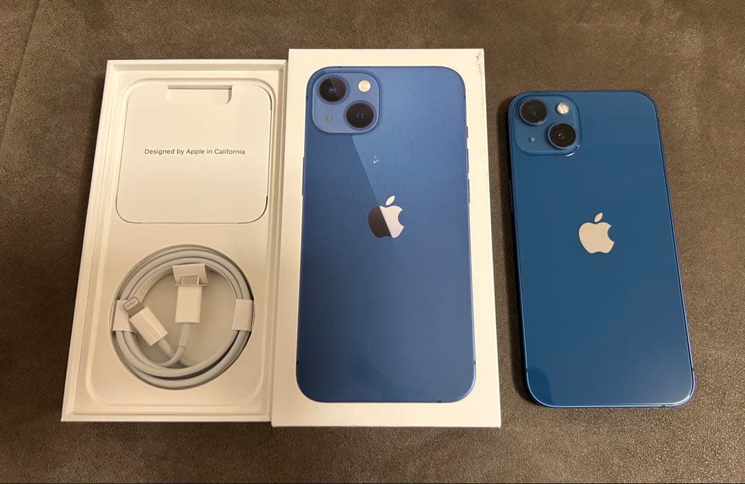 ♠︎美品♠︎Apple iPhone13 256GB バッテリー86％ ブルー