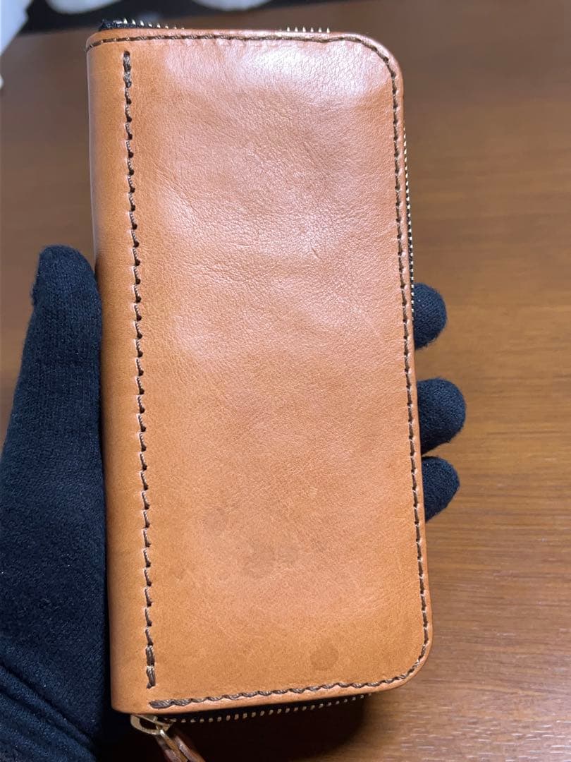 HERZ ヘルツ レザー ラウンドジッパー 長財布