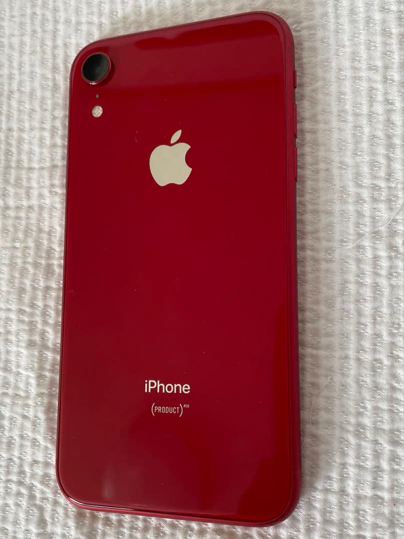 iPhone XR 64GB 82％ RED 本体　美品