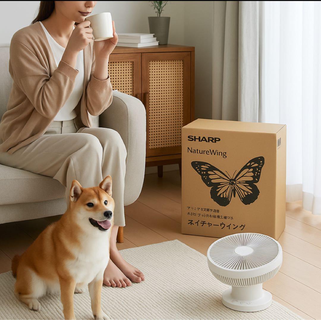 SHARP シャープ リビング扇風機 PJ-S3DS-W