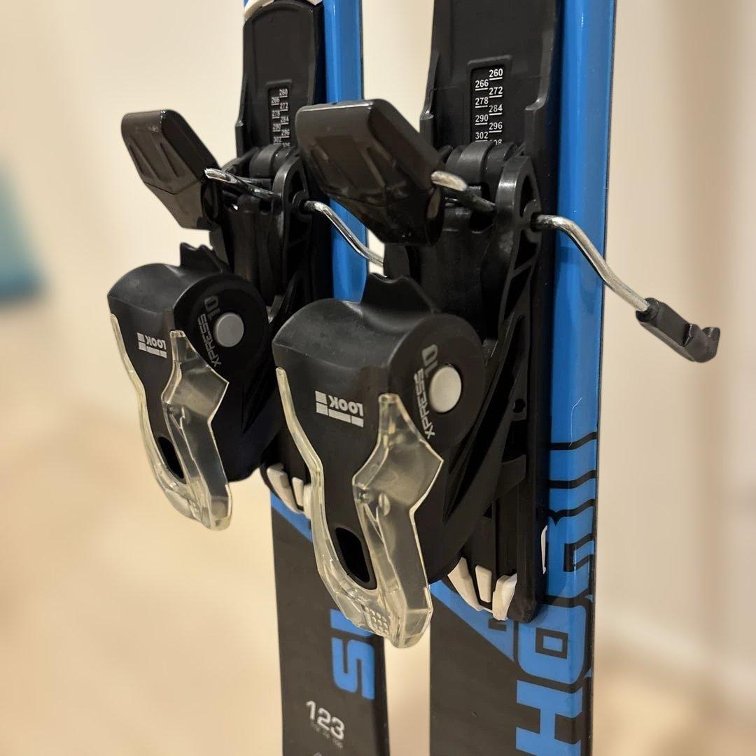 ロシニョール ショートスキー 123cm ミッドスキー 金具付