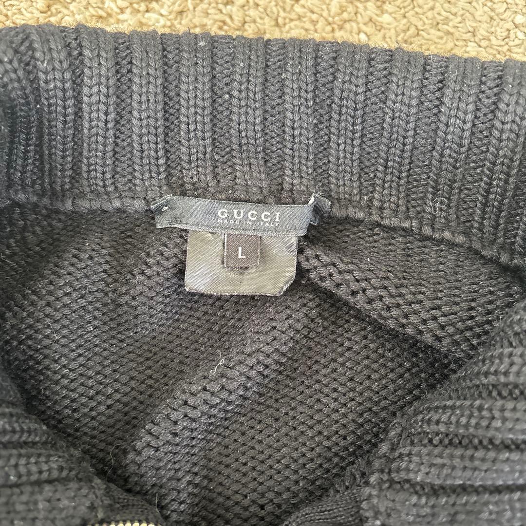 GUCCI ブラック ニットセーター L