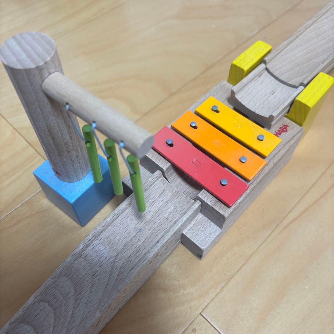 HABA 大きな玉のクーゲルバーン シップ＆メロディ 木製知育玩具セット