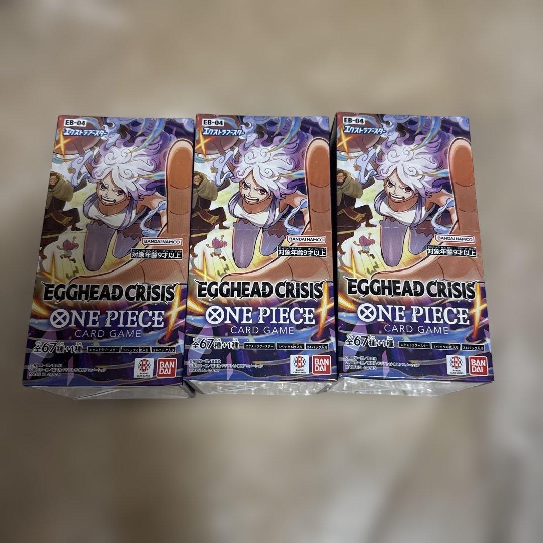 EGGHEAD CRISIS ONE PIECEカードゲーム 3BOX