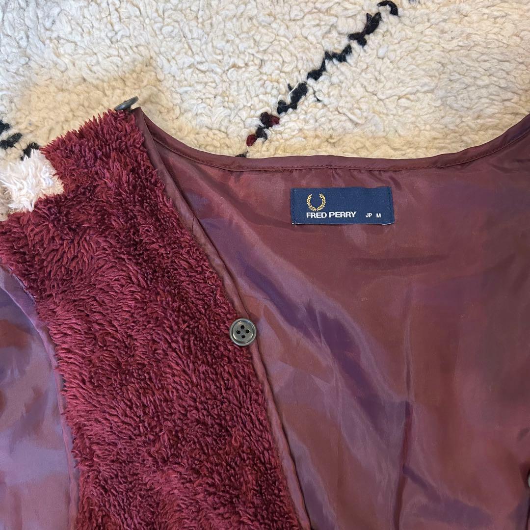 フレッドペリー FRED PERRY モッズコート カーキ M 月桂冠 ライナー