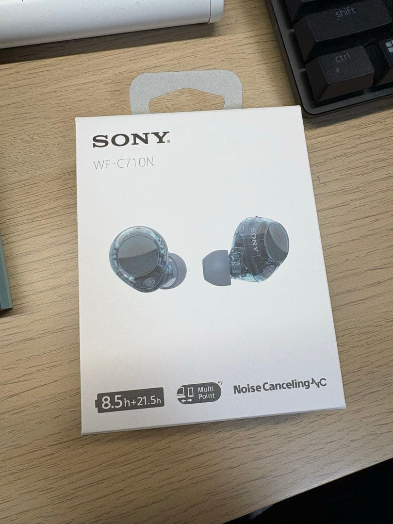 【新品未使用】SONY WF-C710N ワイヤレスイヤフォン LZ色