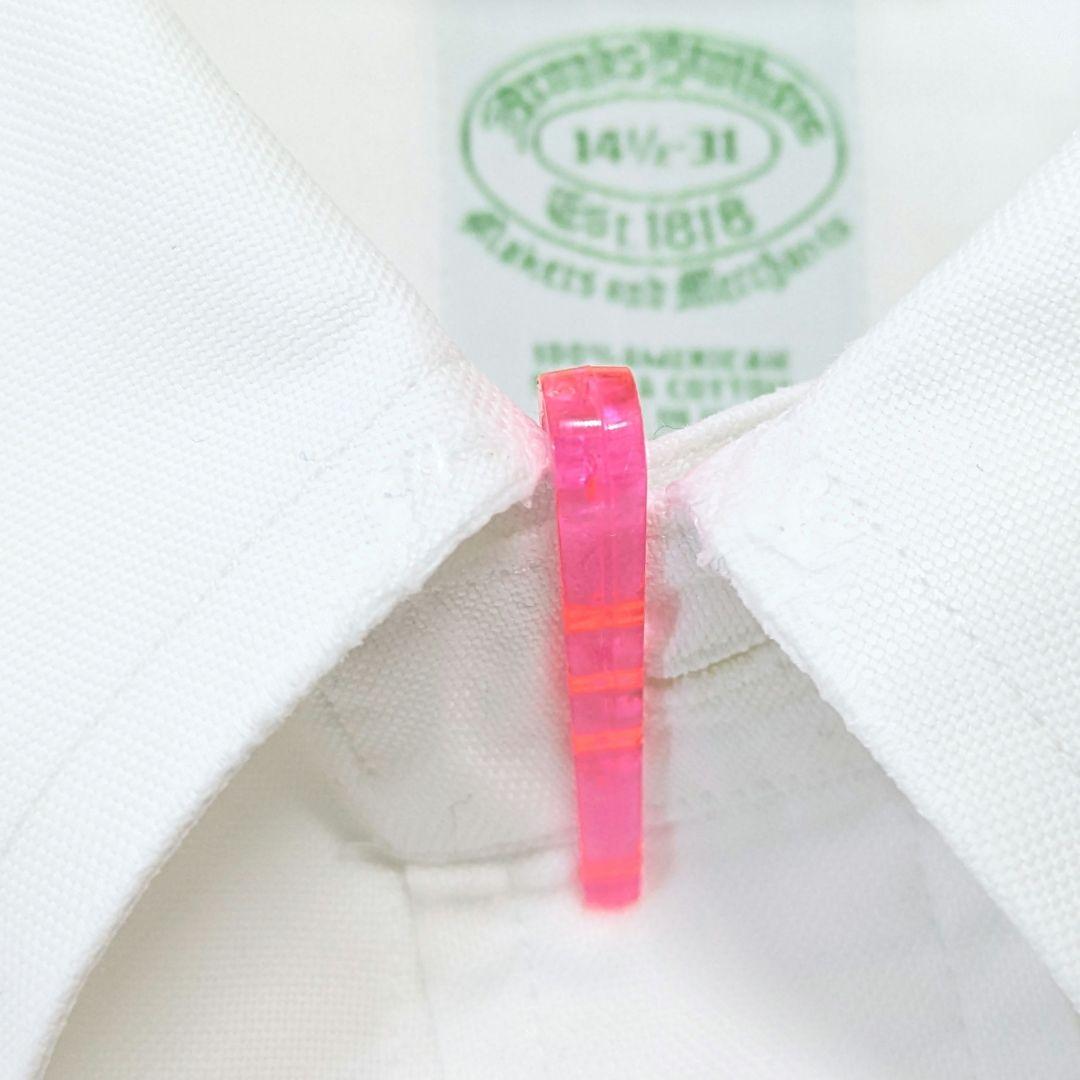 ビンスキー様ご購入 USA製 ブルックスブラザーズ 白 14 1/2-31