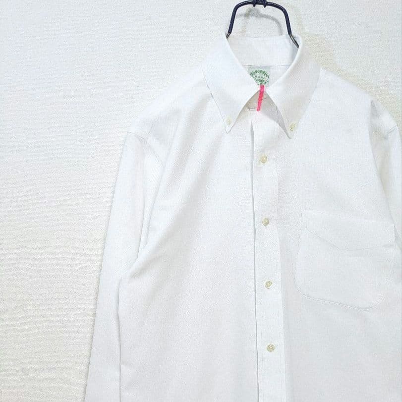 ビンスキー様ご購入 USA製 ブルックスブラザーズ 白 14 1/2-31