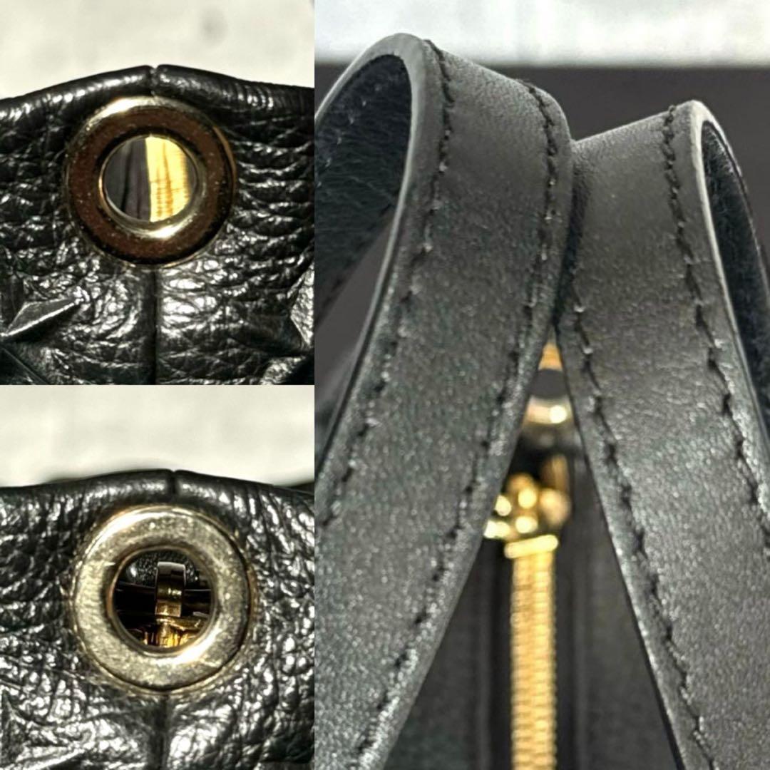 専用品JIMMY CHOO MINISARA BLACK 2WAY BAG