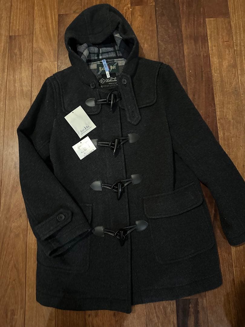 Mai　EAST BOY ダブルフェイスダッフルコート　チャコールサイズ9