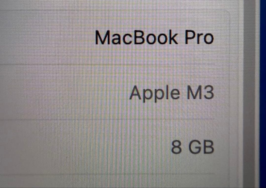 Apple MacBook Pro M3 シルバー 本体