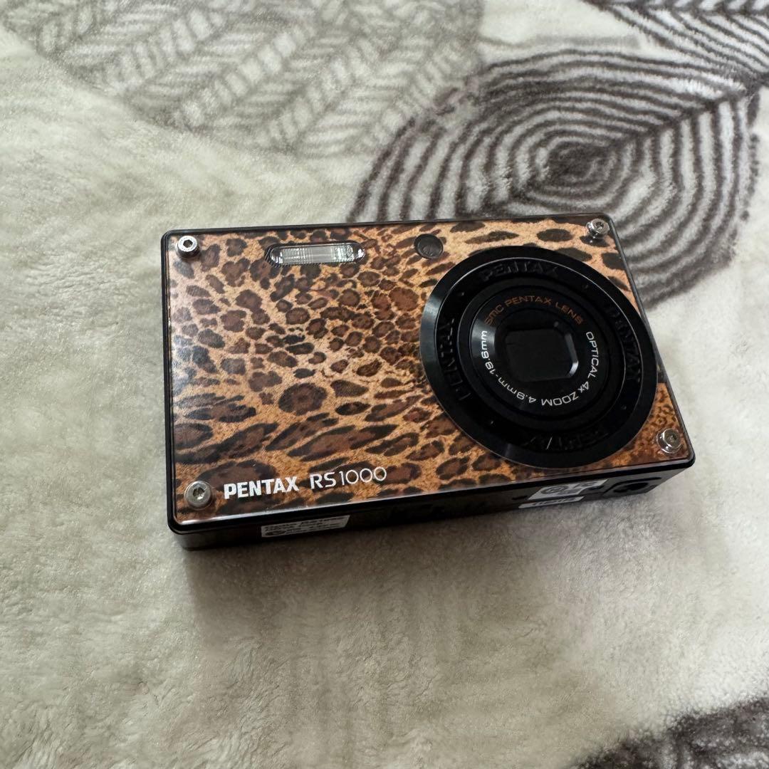 Pentax Optio Rs1000 動作確認OK きせかえシート付き