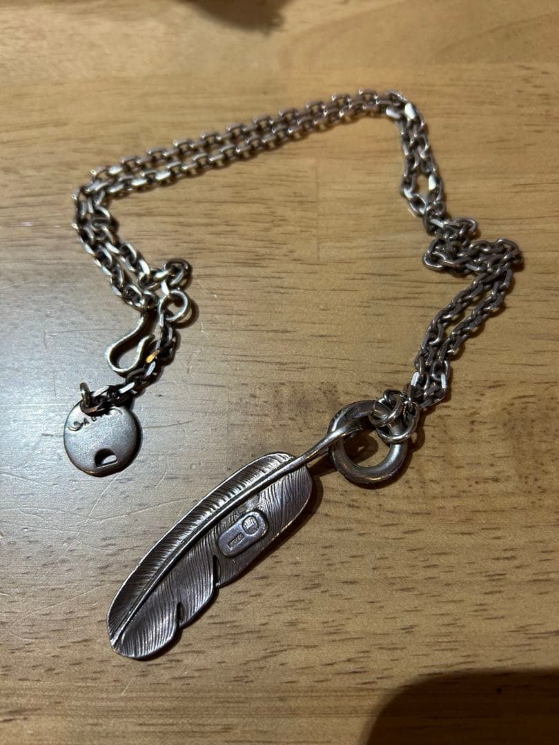 あるじゃん フェザー ネックレス