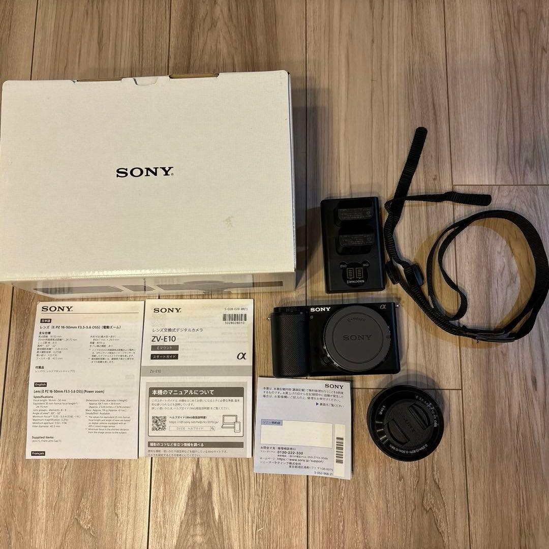 Sony ZV-E10 ミラーレス一眼　パワーズームレンズキット 16-50mm