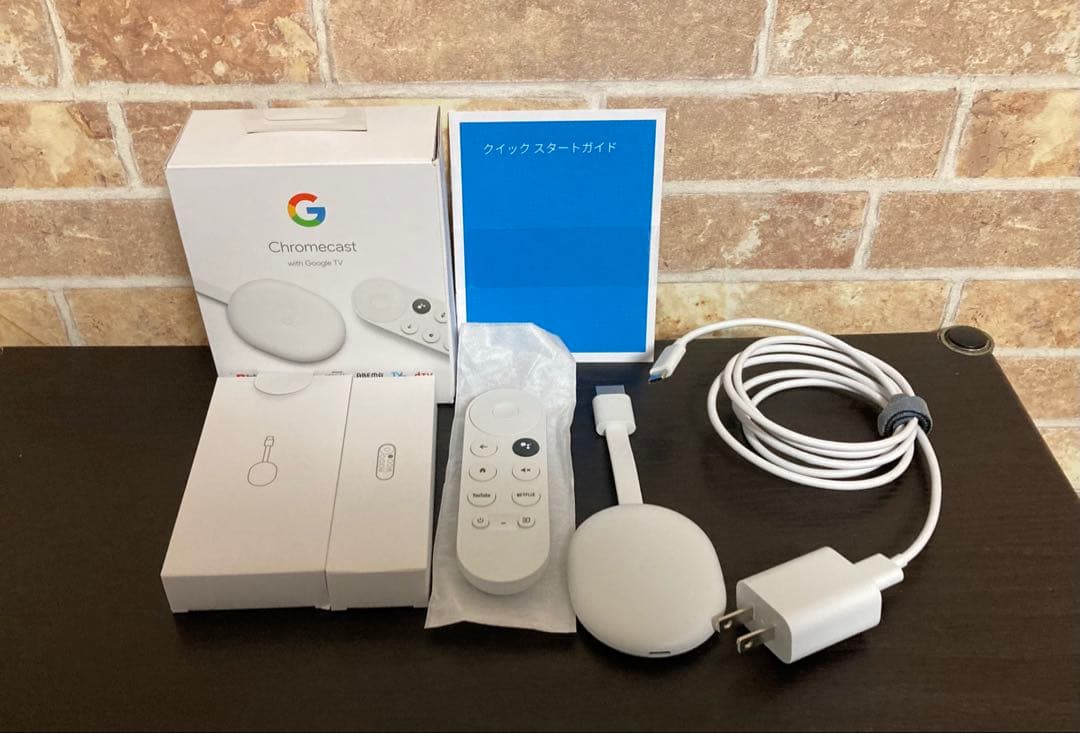 Chromecast with Google TV 4K 別売付属