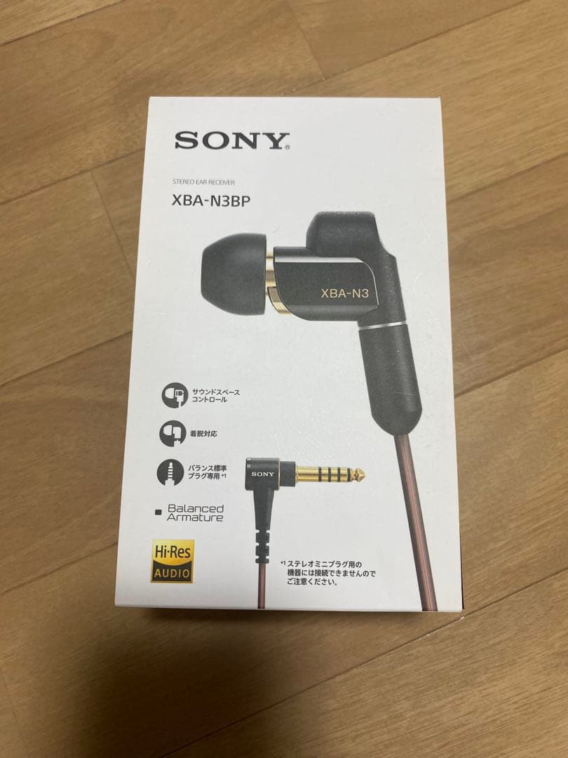 SONY XBA-N3BP 有線イヤホン