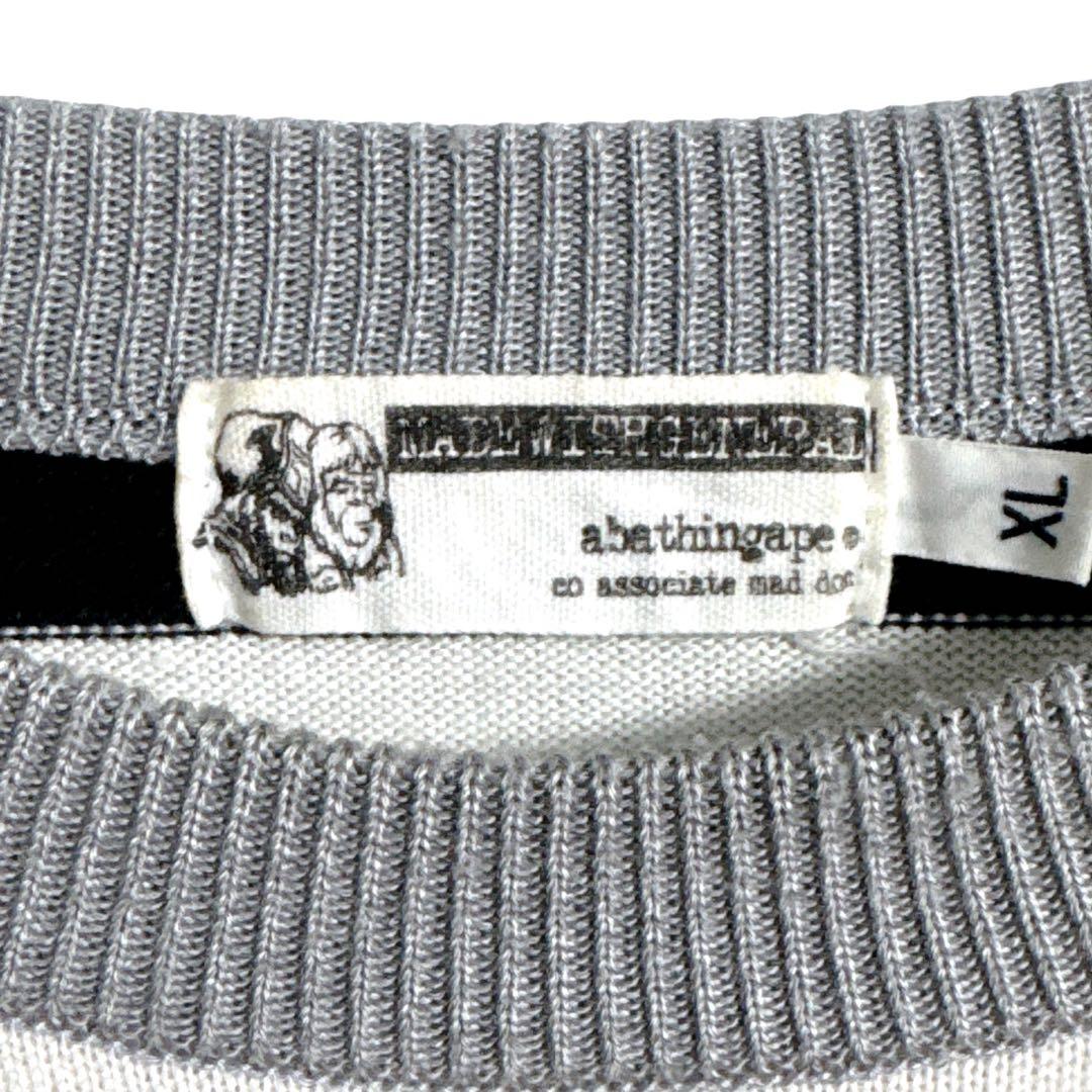 A Bathing Ape セーター 初期タグ 90s XL ボーダー