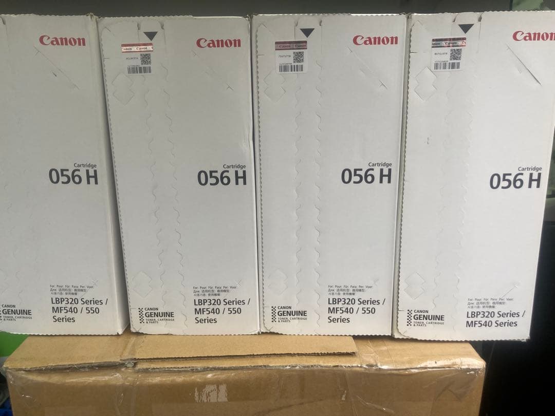 Canon 056 H トナーカートリッジ 海外純正品 4本