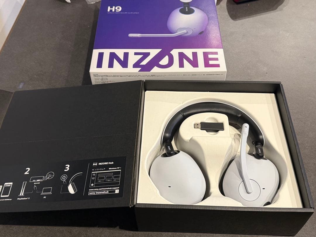 【訳あり品美品】SONY inzone h9 WH-G900N ホワイト