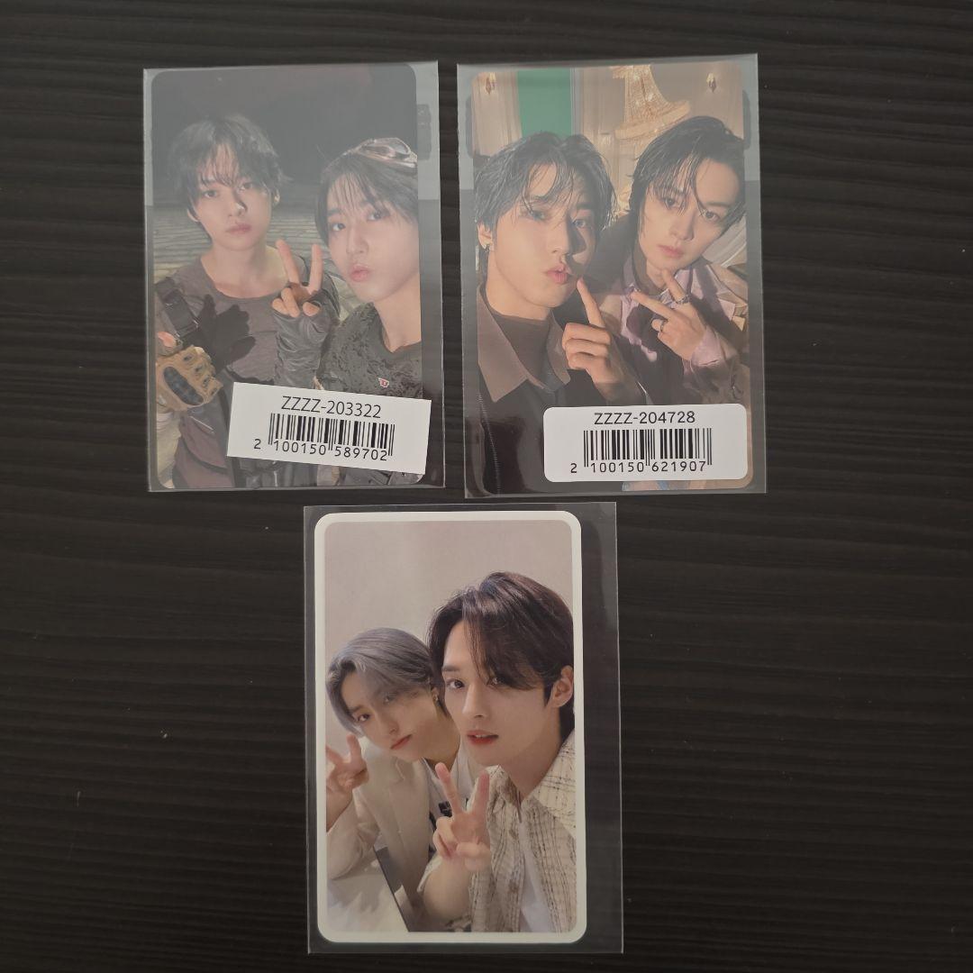 straykidsユニットトレカ味噌スキズハンリノ 3枚セット