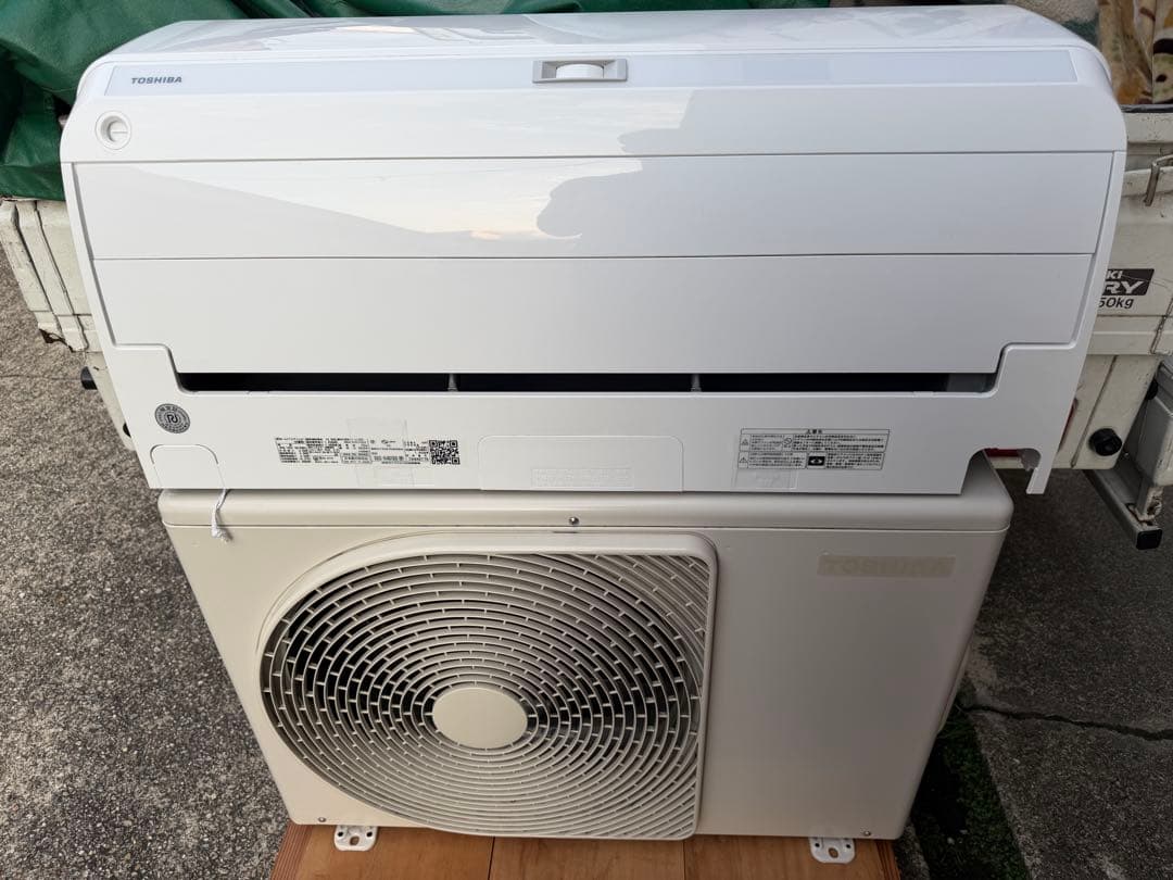 室外機込 14畳用 東芝 お掃除エアコン クーラー 4.0kw 2023年製