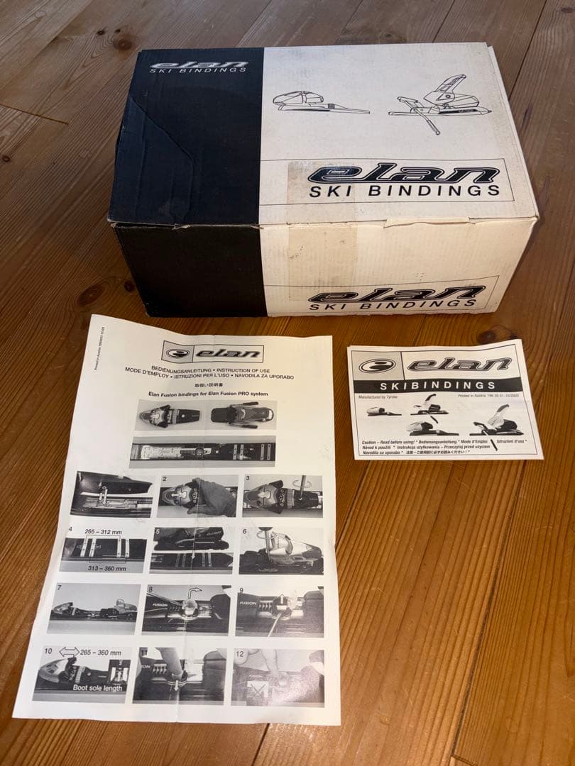 だ*ん様 ELAN FUSION BINDING 3.5-12 （チロリア製）未