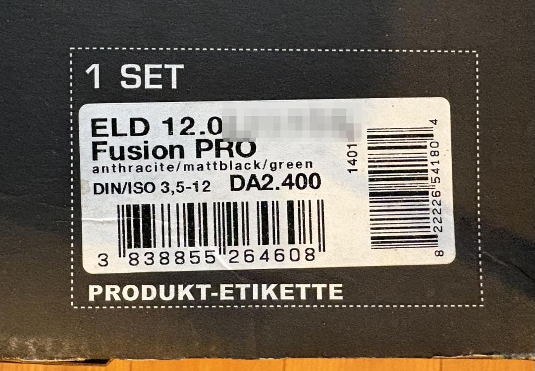 だ*ん様 ELAN FUSION BINDING 3.5-12 （チロリア製）未