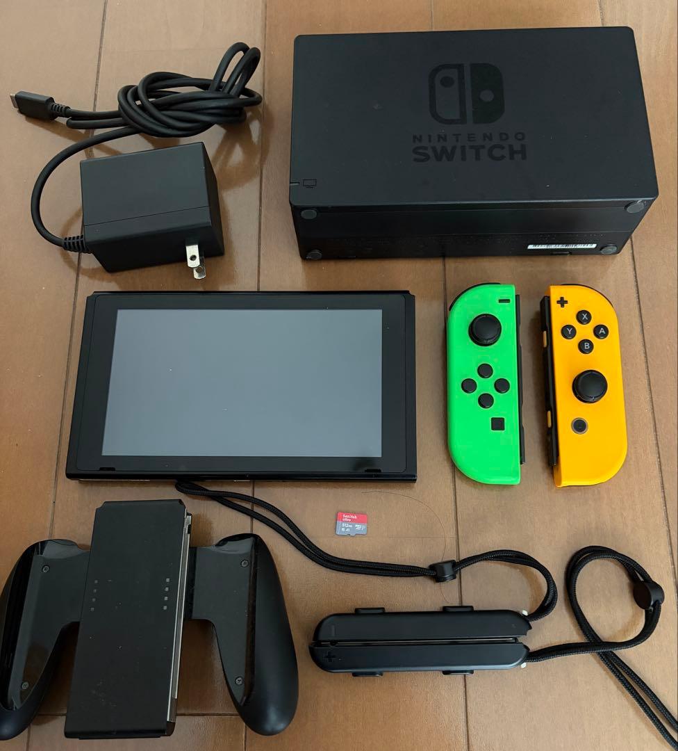 Nintendo Switch本体 周辺機器 ソフト6本 512GBSDカード
