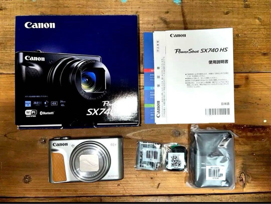 Canon PowerShot SX740 HS シルバー　完品