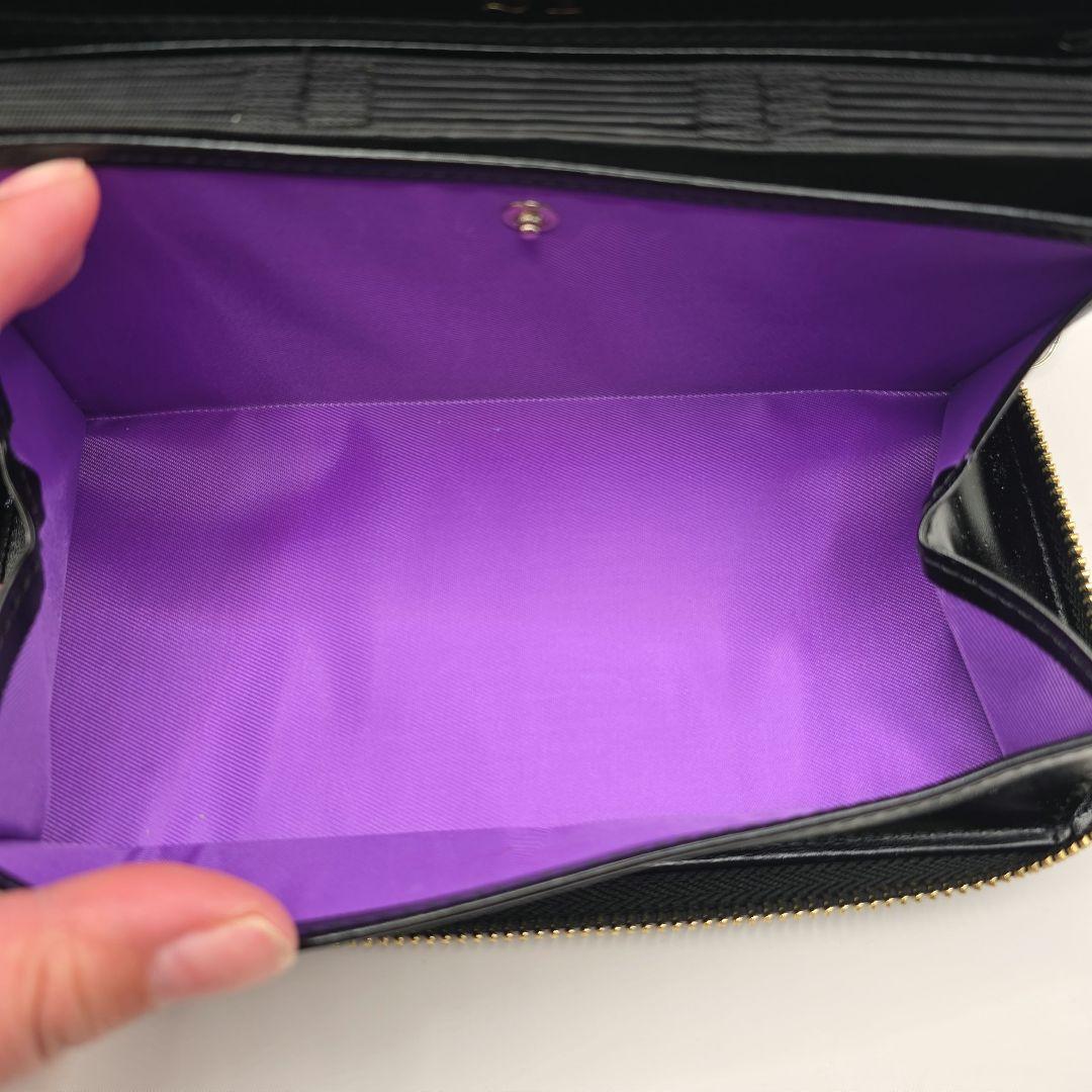 【未使用】琉球風水志シウマ監修の本革長財布黒ギャルソンウォレット