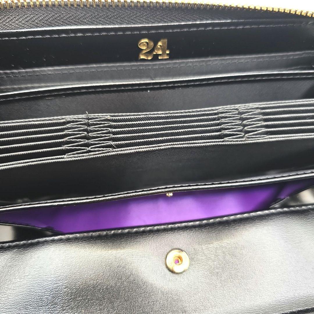 【未使用】琉球風水志シウマ監修の本革長財布黒ギャルソンウォレット